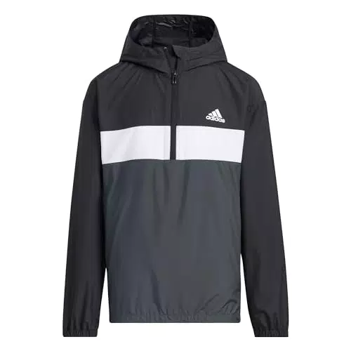 adidas, Woven Anorak, Jacke, Schwarz, 1516, Kind