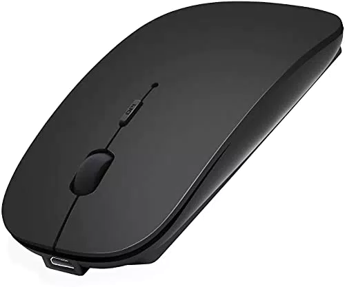 AE WISH ANEWISH Bluetooth Maus für Mac, iPad, iPhone, PC – Wiederaufladbar, geräuschlos, 3 DPI
