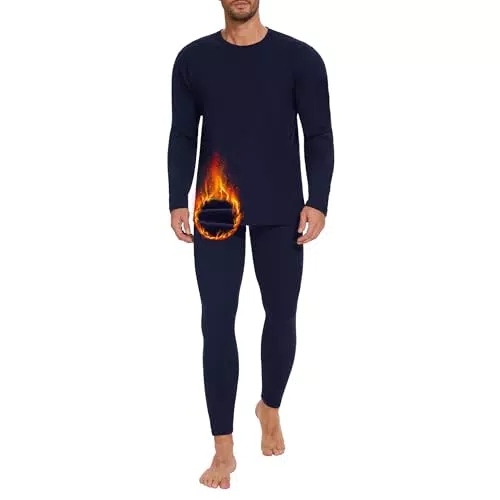 AKKQHH Thermo Unterhosen Herren - Lange Thermohose für Winter und Skiunterwäsche