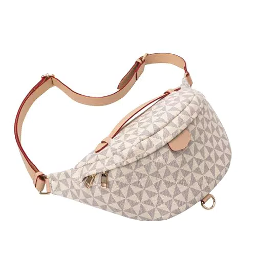 anck Bauchtasche Damen - Stylische vegane Leder Gürteltasche für Reisen und Sport