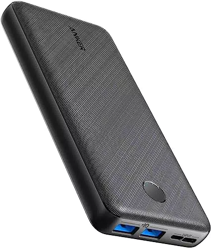 Anker 325 Powerbank 20000mAh mit PowerIQ und USB-C, kompatibel mit iPhone und Samsung