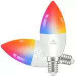 ANTELA Alexa E14 LED Lampe Smart WLAN dimmbar, Sprachsteuerung, kompatibel mit Google Home