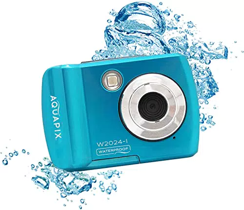 Aquapix W2024 Splash Unterwasserkamera, 16 MP, 8X Digital-Zoom, 2.4" Display