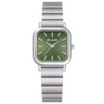 Aswan Damen Analog Quarz Armbanduhr Edelstahlarmband 25mm Gehäusegröße