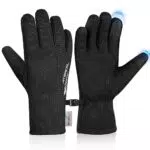 ATERCEL Winterhandschuhe für Herren und Damen, Touchscreen, Fleece-Futter, Outdoor
