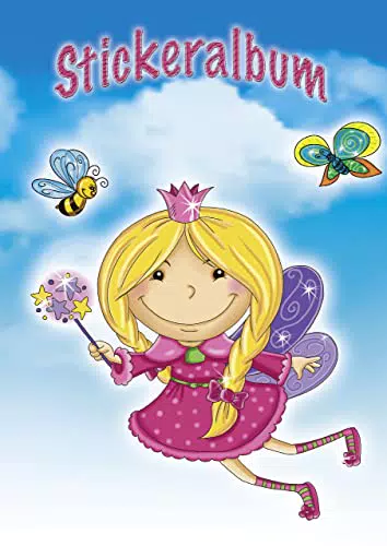 AVERY Zweckform Stickeralbum Fee - A5 Stickerbuch für Kinder und Mädchen