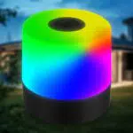 B.K.Licht Mini RGBW LED Tischlampe kabellos IP44 mit Touch und Akku
