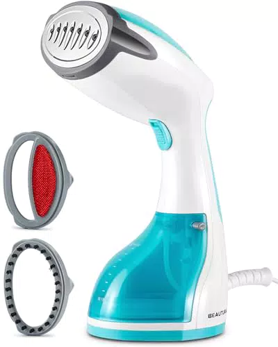 BEAUTURAL Dampfglätter 1200W - Schnellaufheizender Dampfbürste für Reisen und Zuhause