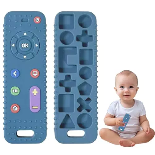 Beißring Baby Zahnen - Silikon Zahnungshilfe für Babys ab 3 Monaten, BPA-frei