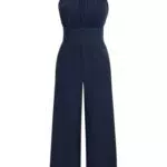 Belle Poque Damen Jumpsuit Festlich Elegant High Waist Hosenanzug für Partys