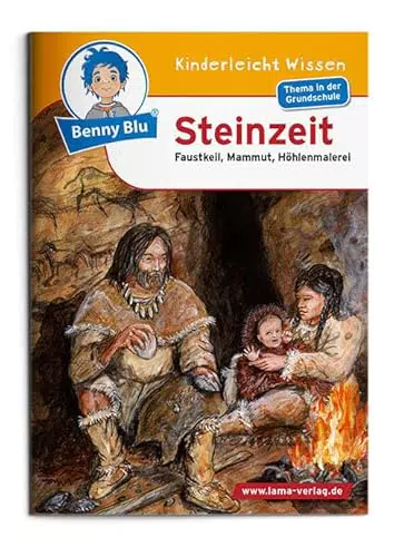 Benny Blu Steinzeit-Faustkeil Mammut mit Höhlenmalerei