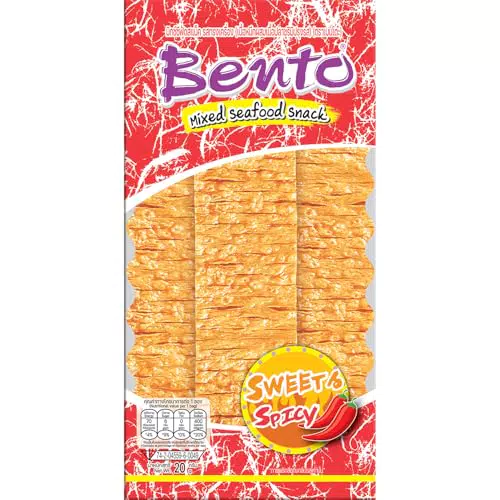BENTO Mixed Seafood Snack süß und scharf - 20g Snack für Feinschmecker