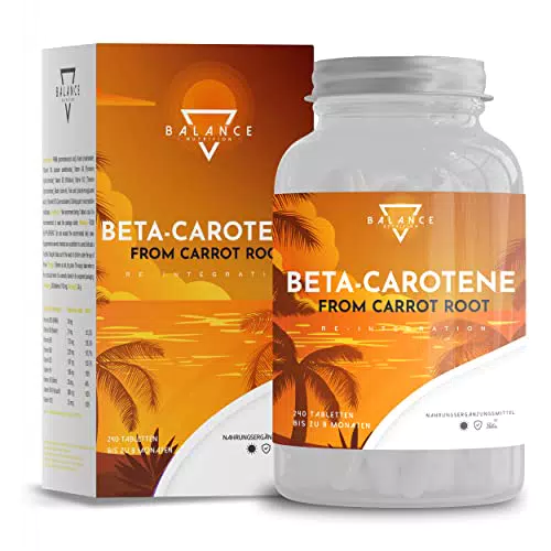 Beta Carotin Bräunungskapseln - Hochdosierte Carotin Kapseln für natürliche Bräune