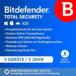 Bitdefender Total Security Multi Device 2024, 10 Geräte