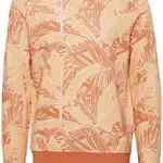 Blend 20715350 Herren Sweatshirt Pullover Pulli mit Rundhalsausschnitt O-Neck Print Sommer Blumen