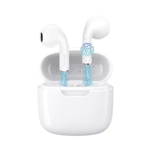 Bluetooth Kopfhörer mit 6 ENC, 50 Std Spielzeit, HiFi Stereo, IP7 wasserdicht