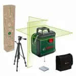 Bosch Kreuzlinienlaser AdvancedLevel 360 mit Premium-Stativ für präzise Ausrichtung