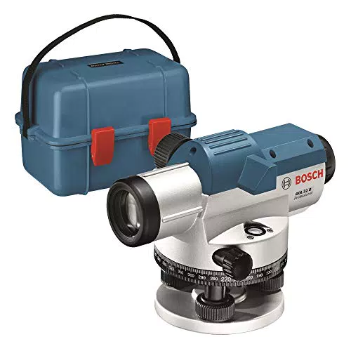 Bosch Professional Nivelliergerät GOL 32 G – 32-fache Vergrößerung, 120 m Reichweite
