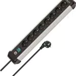Steckdosenleiste Brennenstuhl Premium-Alu-Line 8-Fach mit Schalter und 3m Kabel