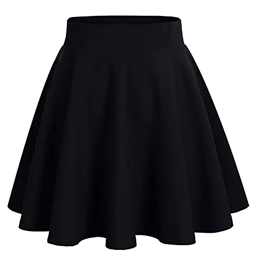 Bridesmay Damen Mini Rock Sommer Skater Rock für Gothic und Cosplay