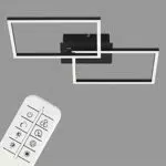 BRILONER LED Deckenlampe dimmbar mit Fernbedienung für Wohnzimmer und Schlafzimmer