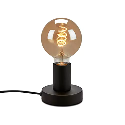 BRILONER Nachttischlampe Retro E27 Fassung max. 10 Watt Tischleuchte Vintage