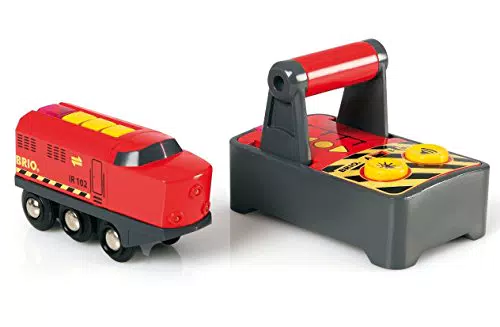BRIO World IR-Frachtlok - Elektrische Lokomotive mit Fernsteuerung für Kinder ab 3 Jahren