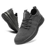 CAIQDM Herren Laufschuhe - Atmungsaktive Sneaker für Outdoor und Fitness