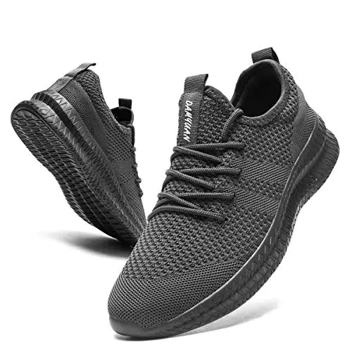 CAIQDM Herren Laufschuhe - Atmungsaktive Sneaker für Outdoor und Fitness