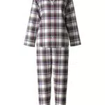 CALIDA Pyjama Damen Holiday Dreams aus Flanell, lang und bequem