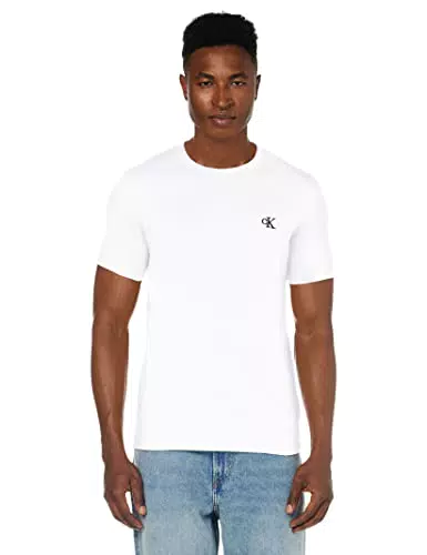 Calvin Klein Herren T-Shirt Kurzarm CK Essential Slim Fit