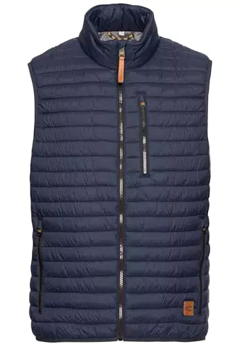 Camel Active Herren Steppweste aus recyceltem Polyamid