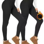 Campsnail Thermo Leggings Damen Gefütterte High Waist Sporthose für Winter