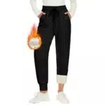 Campsnail Damen Jogginghose gefüttert mit Taschen und Kordelzug für den Winter