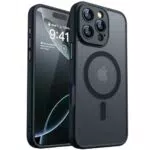 CANSHN iPhone 16 Pro Hülle mit Kameraschutz und Magnetkraft, stoßfest