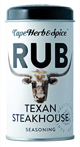 CAPE HERB Texan Steakhouse Rub – Pikantes Gewürzsalz für Steak, Burger & Meeresfrüchte