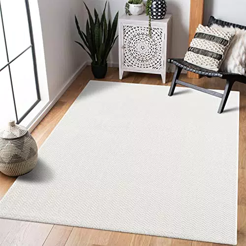 Carpet City Modern Teppich Wohnzimmer - Flachflor, Chevron, Zickzack Design