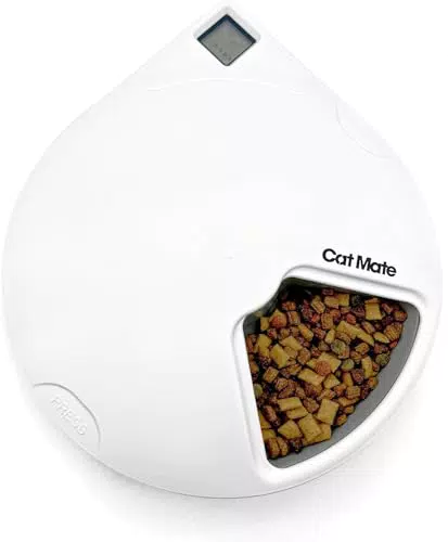 Cat Mate C500 Automatischer Futterautomat mit digitalem Timer für Katzen und Hunde