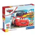 Clementoni Supercolor Cars 3 – Puzzle für Kinder ab 4 Jahren mit Leuchtkraft