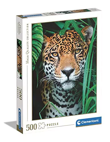 Clementoni Collection Puzzle Jaguar im Dschungel – Erwachsenenpuzzle für die ganze Familie