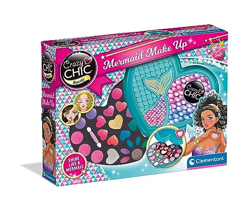 Clementoni Crazy Mermaid Make-up Set für Mädchen ab 6 Jahren