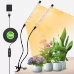 COKOLILA Pflanzenlampe LED Vollspektrum mit Timer und 3 Lichtmodi für Zimmerpflanzen