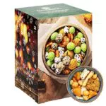 Corasol gesunder Frucht-Nuss-Mix Premium Adventskalender mit 24 fruchtigen Mischungen aus Trockenfrüchten & Nüssen zum Knabbern & Snacken