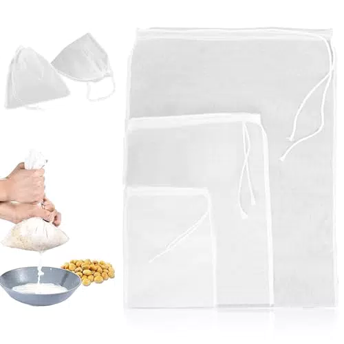 Cozevdnt Nylon Filterbeutel – Brew Bag für Bier, Wein, Kaffee und Joghurt