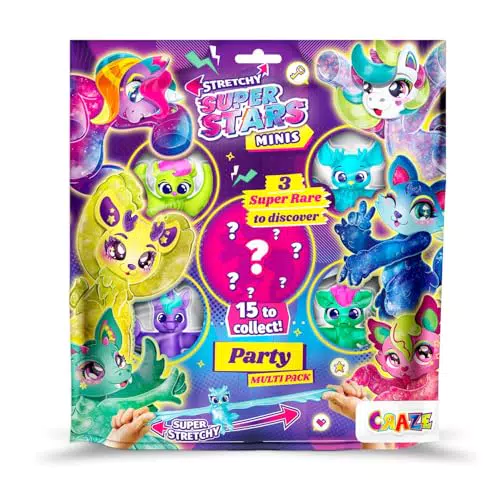 CRAZE Elastische Actionfiguren - Dehnbare Superhelden für Kinder