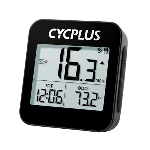 CYCPLUS GPS Fahrradcomputer G1 – Drahtloser, wasserdichter Kilometerzähler IPX6