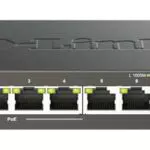 D-Link DGS-1008P Gigabit Switch PoE+ – 8-Port Unmanaged, Plug & Play, lüfterlos