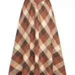 Damen Renaissance Trachtenrock A-Linie Lace-Up Elegant Cottagecore