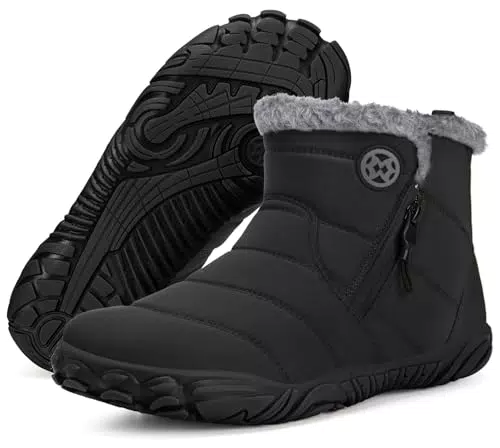 Damen Winterstiefel Wasserdicht Rutschfest Gefütterte Schneestiefel