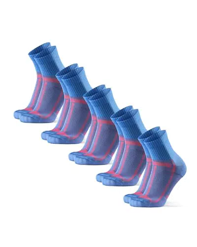 DANISH ENDURANCE Quarter Laufsocken mit Anti-Blasen Polsterung für Damen und Herren